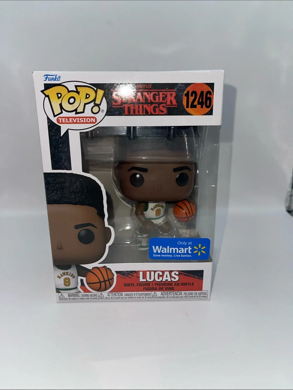Funko Lucas Stranger Things Pop! Vinyl — Brown, Orange, White